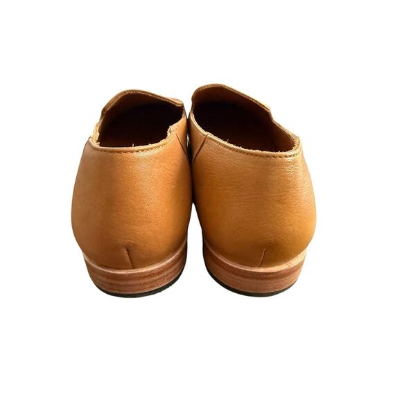 Size 10 PATINA Portland Leather Premium Pointed Flats Women's Brown Leather Shoe - Picture 5 of 11